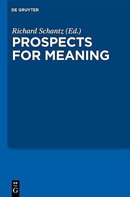 Livre Relié Prospects for Meaning de Almog, Alston, Wettstein et al