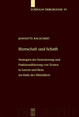E-Book (pdf) Herrschaft und Schrift von Jeannette Rauschert