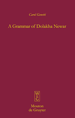 eBook (pdf) A Grammar of Dolakha Newar de Carol Genetti