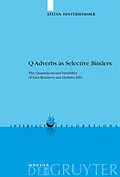 PDF Q-Adverbs as Selective Binders von Stefan Hinterwimmer