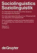 PDF Sociolinguistics / Soziolinguistik. Volume 3 von Ammon, Ulrich/ Dittmar, Norbert/ Mattheier