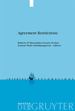 Livre Relié Agreement Restrictions de 