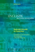 E-Book (pdf) Regionale Prosodie im Deutschen von Peter Gilles