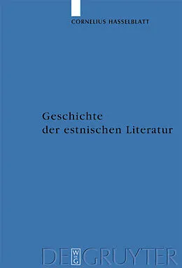 PDF Geschichte der estnischen Literatur von Cornelius Th. Hasselblatt