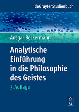 Kartonierter Einband Analytische Einführung in die Philosophie des Geistes von Ansgar Beckermann
