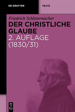 Paperback Der christliche Glaube von Friedrich Schleiermacher