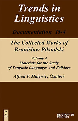 Livre Relié Materials for the Study of Tungusic Languages and Folklore de 