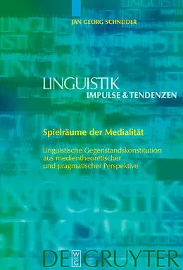 PDF Spielräume der Medialität von Jan Georg Schneider
