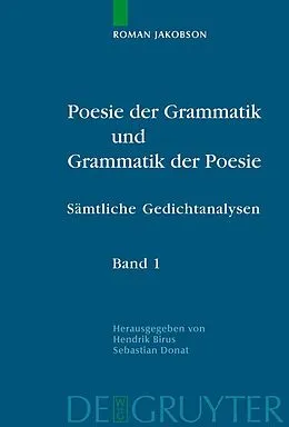 E-Book (pdf) Poesie der Grammatik und Grammatik der Poesie von Roman Jakobson