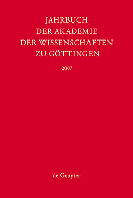 Fester Einband Jahrbuch der Göttinger Akademie der Wissenschaften / 2007 von 
