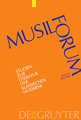 Fester Einband Musil-Forum / 2007/2008 von 