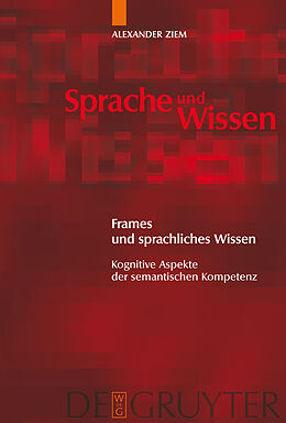 E-Book (pdf) Frames und sprachliches Wissen von Alexander Ziem