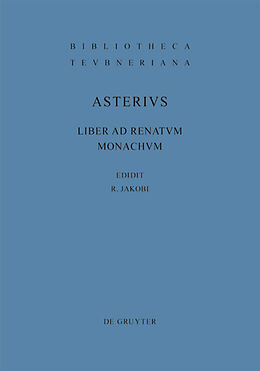 Fester Einband Liber ad Renatum monachum von Asterius