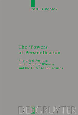 Livre Relié The 'Powers' of Personification de Joseph R. Dodson