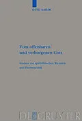 E-Book (pdf) Vom offenbaren und verborgenen Gott von Otto Kaiser