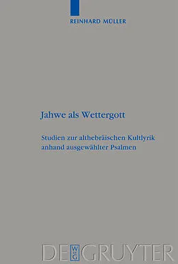 E-Book (pdf) Jahwe als Wettergott von Reinhard Müller