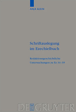 E-Book (pdf) Schriftauslegung im Ezechielbuch von Anja Klein