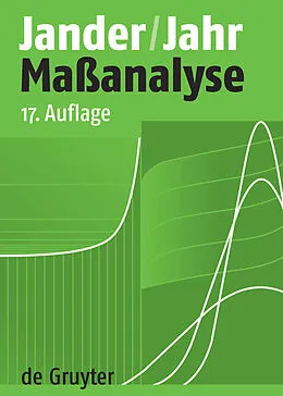 E-Book (pdf) Maßanalyse von Gerhart Jander, Karl-Friedrich Jahr