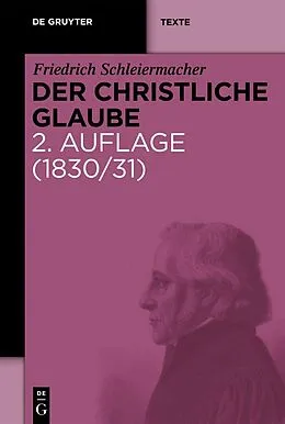 E-Book (pdf) Der christliche Glaube von Friedrich Schleiermacher