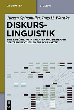 Kartonierter Einband Diskurslinguistik von Jürgen Spitzmüller, Ingo Hans Oskar Warnke