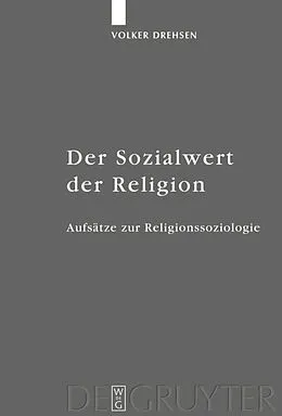 PDF Der Sozialwert der Religion von Volker Drehsen