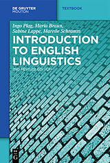 Couverture cartonnée Introduction to English Linguistics de Ingo Plag, Mareile Schramm, Sabine Lappe