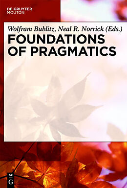 Livre Relié Foundations of Pragmatics de 
