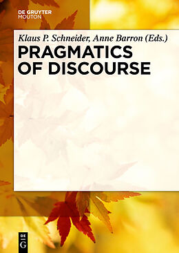 Livre Relié Pragmatics of Discourse de 
