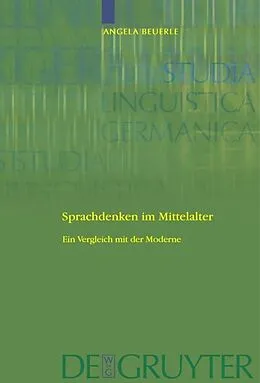 E-Book (pdf) Sprachdenken im Mittelalter von Angela Beuerle
