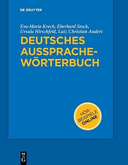 E-Book (pdf) Deutsches Aussprachewörterbuch von Eva-Maria Krech, Eberhard Stock, Ursula Hirschfeld