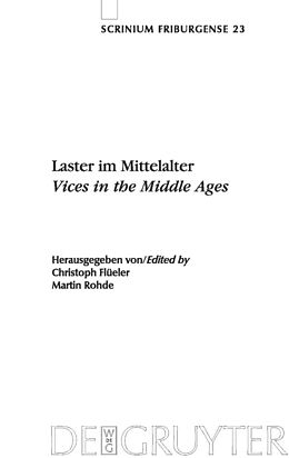 E-Book (pdf) Laster im Mittelalter / Vices in the Middle Ages von 