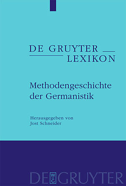 E-Book (pdf) Methodengeschichte der Germanistik von 
