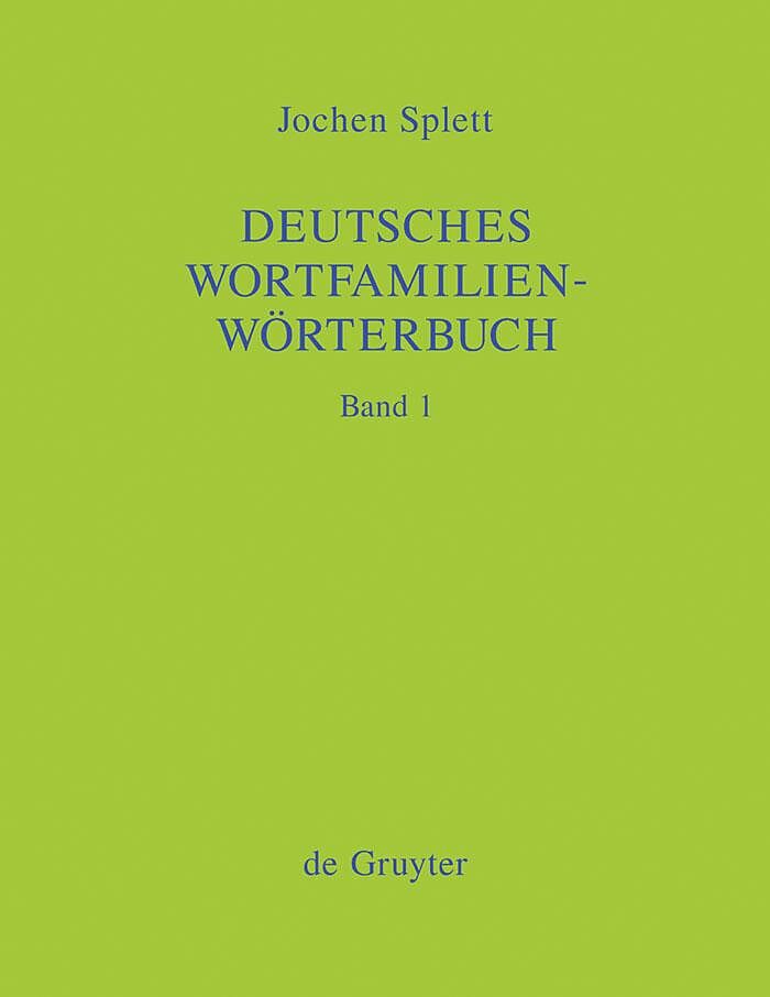 Deutsches Wortfamilienwörterbuch