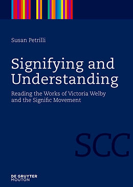 Livre Relié Signifying and Understanding de Susan Petrilli