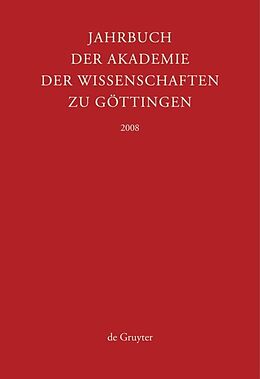 Fester Einband Jahrbuch der Göttinger Akademie der Wissenschaften / 2008 von 