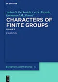 E-Book (pdf) Yakov G. Berkovich; Lev S. Kazarin; Emmanuel M. Zhmud': Characters of Finite Groups. Volume 2 von Yakov G. Berkovich, Lev S. Kazarin, Emmanuel M. Zhmud'
