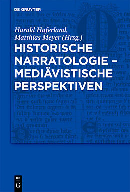 Fester Einband Historische Narratologie  Mediävistische Perspektiven von 