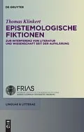 PDF Epistemologische Fiktionen von Thomas Klinkert