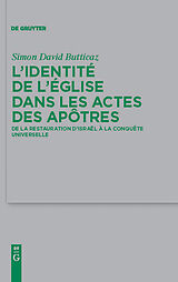 eBook (pdf) L'identité de l'Église dans les Actes des apôtres de Simon David Butticaz