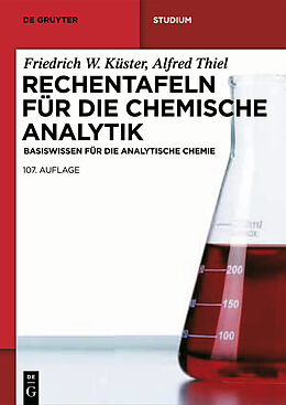 E-Book (pdf) Rechentafeln für die Chemische Analytik von 