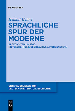 E-Book (pdf) Sprachliche Spur der Moderne von Helmut Henne