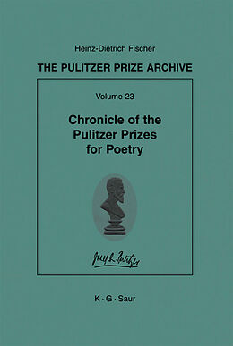 Livre Relié Chronicle of the Pulitzer Prizes for Poetry de 