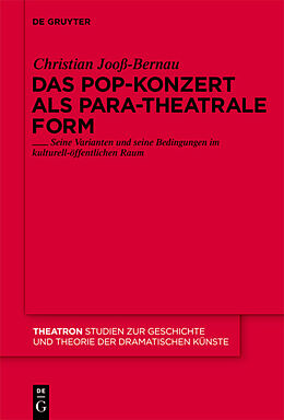 E-Book (pdf) Das Pop-Konzert als para-theatrale Form von Christian Jooß-Bernau