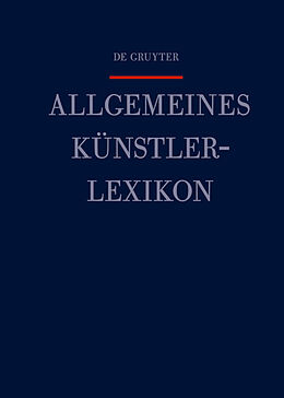 Fester Einband Allgemeines Künstlerlexikon (AKL) / Jurgens - Kelder von 