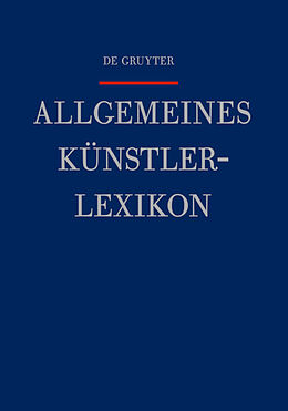 Fester Einband Allgemeines Künstlerlexikon (AKL) / Minh Cao - Morrillo von Günter Meissner