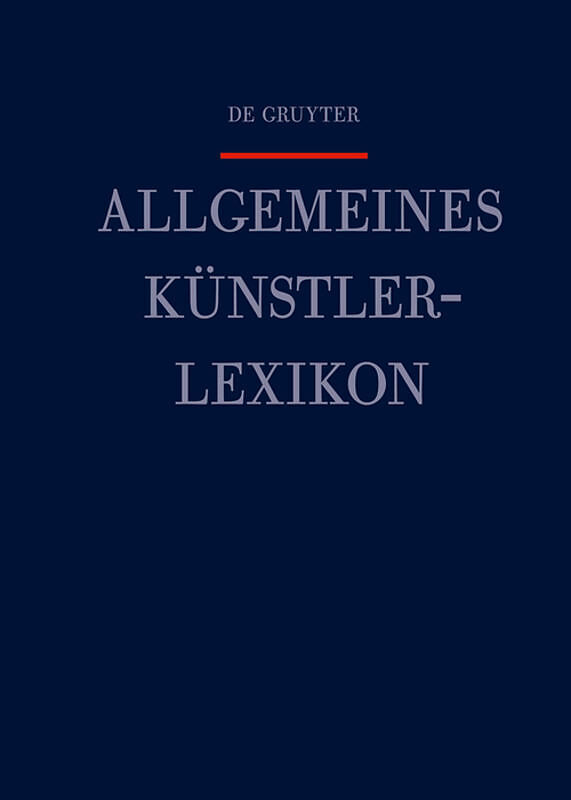 Allgemeines Künstlerlexikon (AKL) / Thomann - Toron
