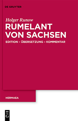 Fester Einband Rumelant von Sachsen von Holger Runow