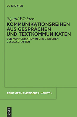 E-Book (pdf) Kommunikationsreihen aus Gesprächen und Textkommunikaten von Sigurd Wichter