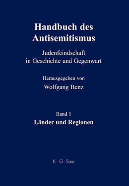 Fester Einband Handbuch des Antisemitismus / Länder und Regionen von Alvarez, Andersson, Bachner u a