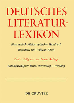 Fester Einband Deutsches Literatur-Lexikon / Werenberg - Wiedling von 